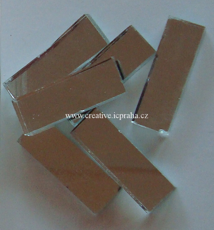 Mozaika zrdcadlová 30x10mm 100g Art.6.2463 11